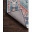 Tapis turquoise / terre cuite Gelo-2031750900