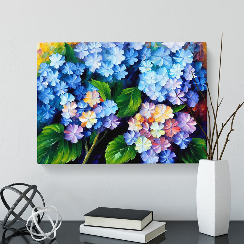 Hydrangea Flowers Vol.3 - Wrapped Canvas, 35cm H x 50cm W x 3cm D