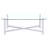 Linda Chrome 3-piece Coffee Table Set
