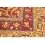 Tapis de zone en laine 9 pi x 11 pi 9 po "one-of-kind" -noué la 1980 sagrossière Tamica