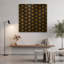«Nutcracker Pattern Bright II» par Ryan Fowler, art mural en métal doré, 36 po x 36 po-161467239