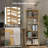 Tall 6-Tier Bamboo Storage Rack Shelving Bookshelf Plant Flower Stand