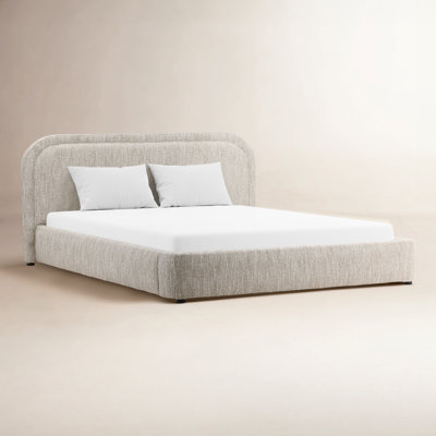 Lit plateforme tapissier Paola