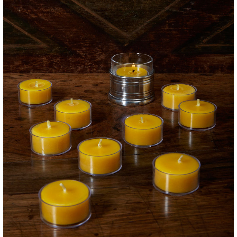 Unscented Tealight Candle, Gold