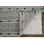 Cicero Transitional Stripes, Gray/Black/White Area Rug-1565503363