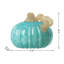6"D Fall Round Glass Pumpkin-990528982