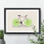 Lime Bicycle - Picture Frame Painting-62802709-62802712