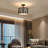 Nychelle Rattan Semi Flush Mount
