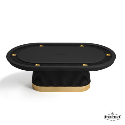 Prohibition Series Texas Hold'em Table - With 84"  Dining Top By RAM Game Room