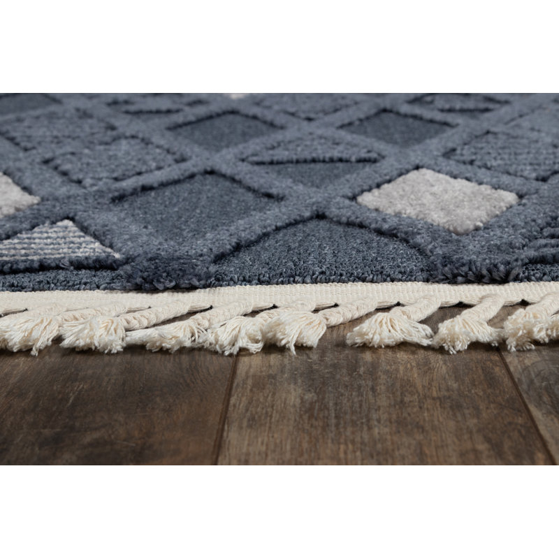 Tapis denim Adhnan, Tapis de couloir 2 pi 3 po x 8 pi