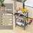 33.5'' H x 18.5'' W Utility Cart with Wheels