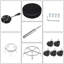 Saltsburg Adjustable Height Ergonomic Lab Stool Wheels-369849963-369849962