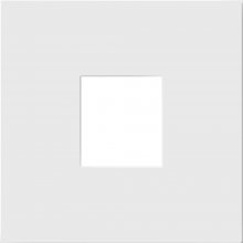 Adorne White Keystone Frame, 1-Port