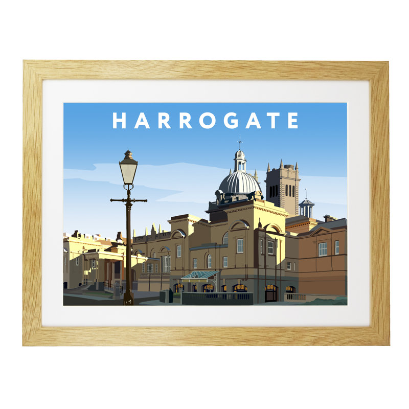 Harrogate 3 by Richard O'Neil - Print, 44 cm H x 54 cm W x 2.2 cm D, Oak Wood Frame