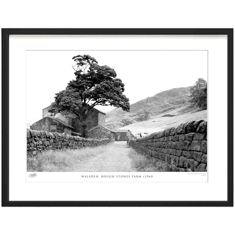 Walsden, Rough Stones Farm C1960 by Francis Frith - Single Picture Frame Print, 45cm H x 60cm W x 2.3cm D