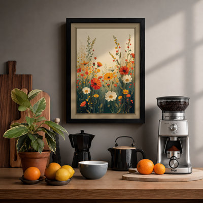 Wildflower Meadow Botanical - Framed Print