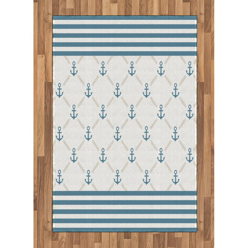 Katy Striped Hand Woven Area Rug, Rectangle 120 x 180cm