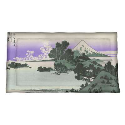 Katsushika Hokusai Cotton Blend Machine Tufted Sham Set