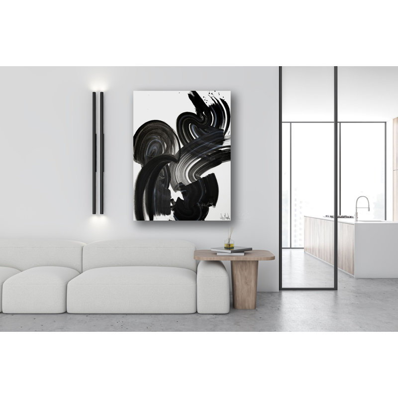 Current III On Giclee Canvas Hand Embellished Art, 60" H x 40" W, Wrapped Canvas, No Frame