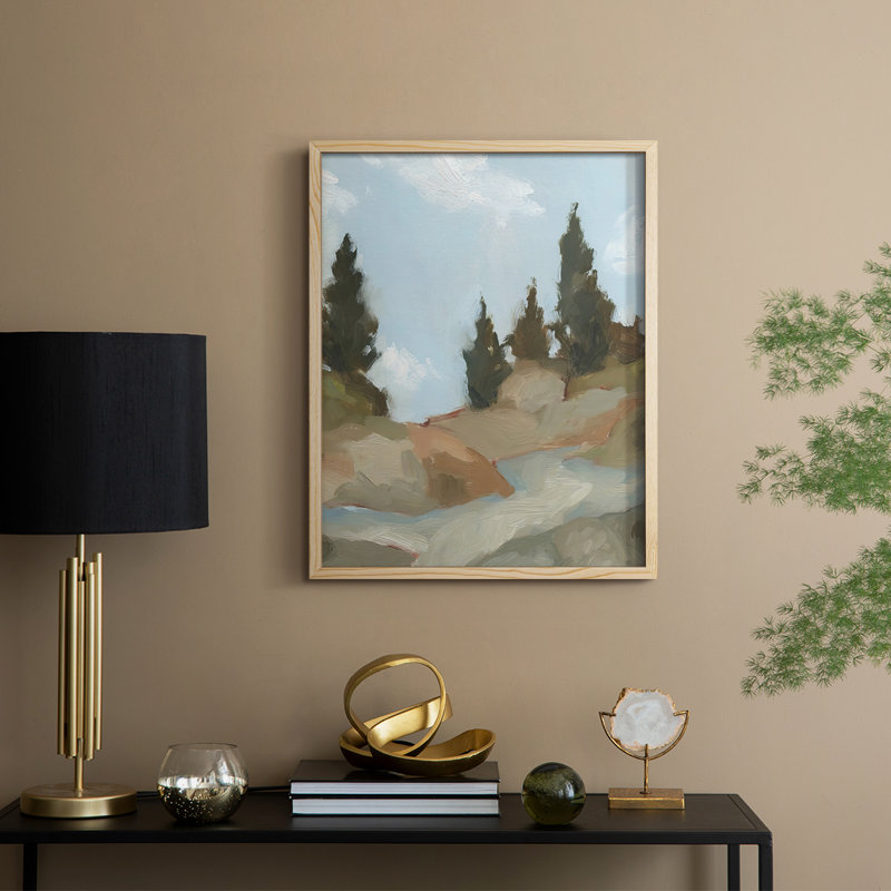 Reproduction d'art encadrée West Trail, H 30 po x l 24 po