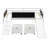 White Twin Loft Bed With Storage. Climb And Explore Frame. Solid Pine Wood For Stability. Double Chalkboard Fun Learning Creativity. Safe Slide A Pleasant Wake-Up. Plywood Storage Boxes Practical Use-2136660722
