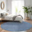 Tapis bleu intérieur / extérieur lavable à la machine Christain ACN1430-102880333