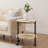 2-Tier Rolling Side Table with Wheels