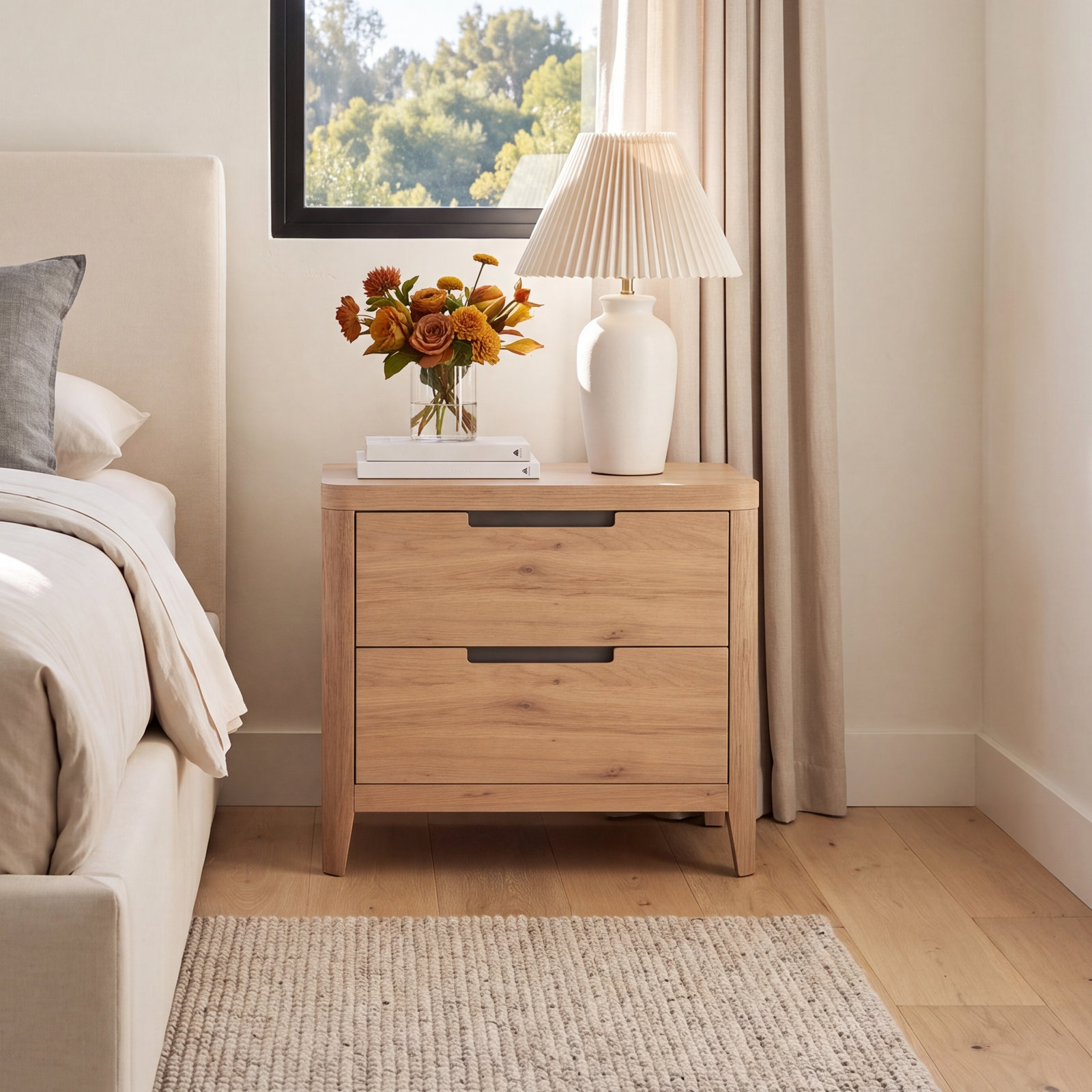 Walker Oak Nightstand