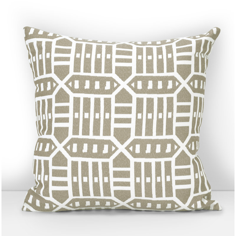Housse et insert de coussin d'extérieur carré Pacifica, Chanvre Roland, H 18 po x l 18 po