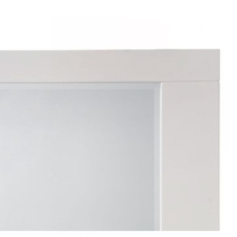 White High Gloss Finish Mirror