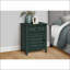 Table basse transitionnelle bleue antique pour chambre à coucher, 25 po de hauteur avec rangement et amp; Assemblage facile-690947162