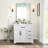 Auben 36" Bathroom Vanity With Engineered Marble Top-1495732621