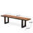 Croghan Metal/Stone/Concrete Outdoor Bench