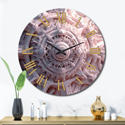 Horloge murale Alien Fractal Space