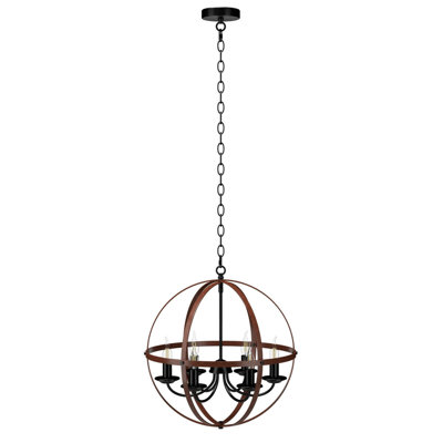 Lakey 6 - Light Sphere LED Chandelier