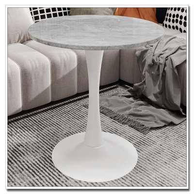 Wood Round Dining Table With Pedestal Base,Coffee Table