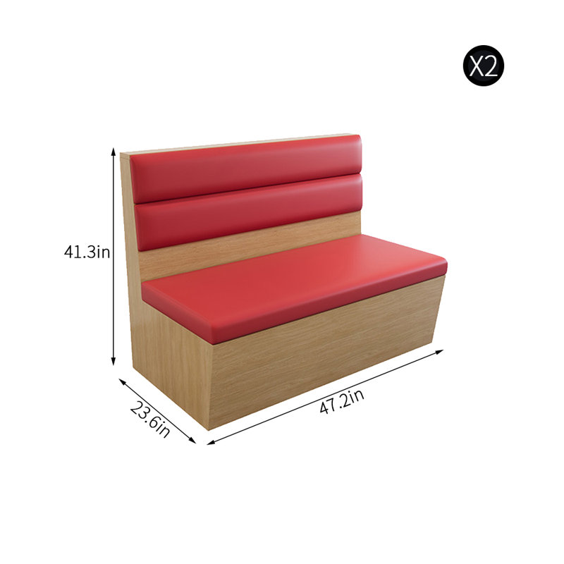 Banc rembourré en similicuir Exquise Simple