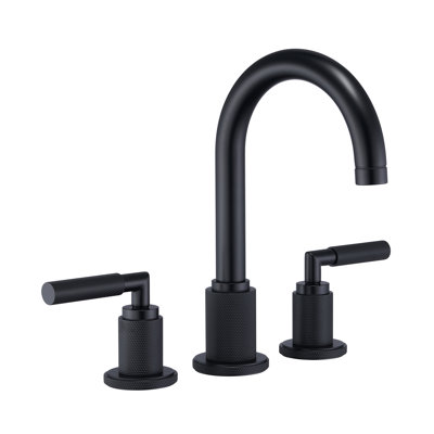 Robinet de salle de bain espacé en laiton massif 10,5 "avec ensemble de bonde escamotable