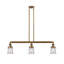 Luminaire suspendu linéaire à 3 lumières pour îlot de cuisine Madelyn-937713918-937713862-937713863