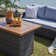 Rattan Firepit Table