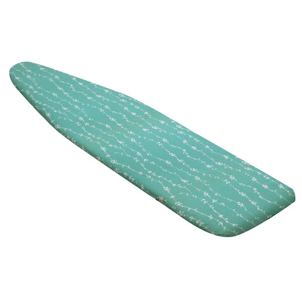 Mainstays Deluxe Ironing Board Cover & Pad Teal Chevron Fits Most Ironing  Boards