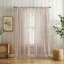 Panneau de rideau transparent en lin Devasya-181010464-181010467