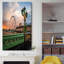 « london eye, river thames », reproduction de photo sur toile tendue-29334053