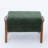 Solid Wood Chenille Upholstered Ottoman-1789589834