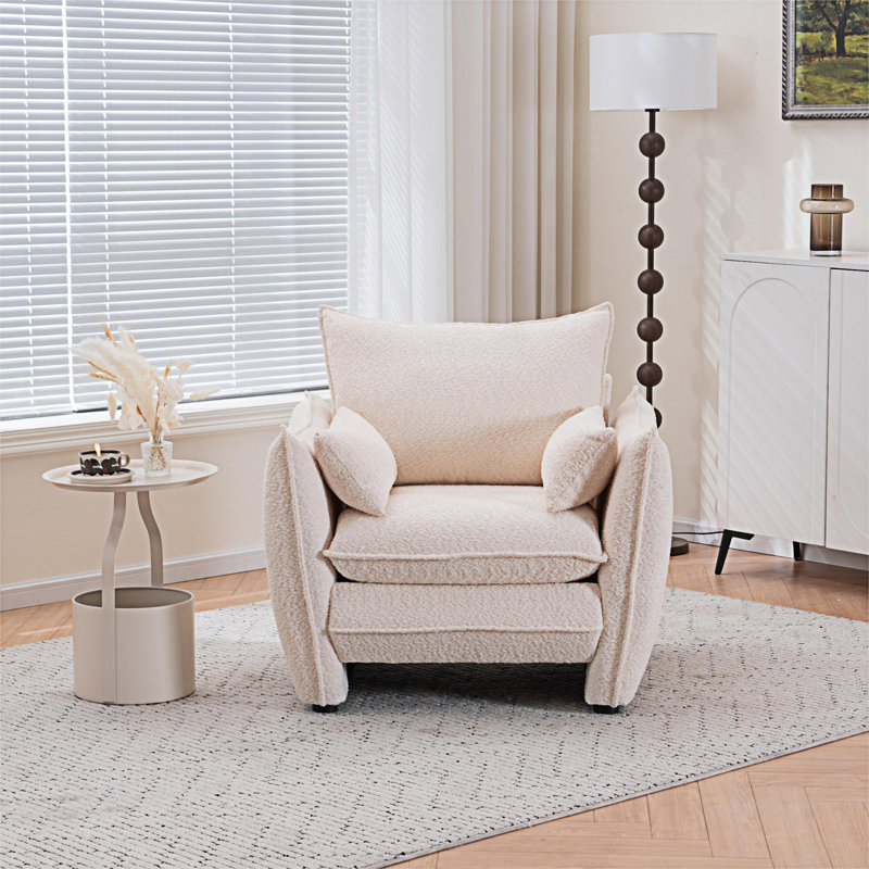 Chaise de salle à manger Sharp-Angle, Beige