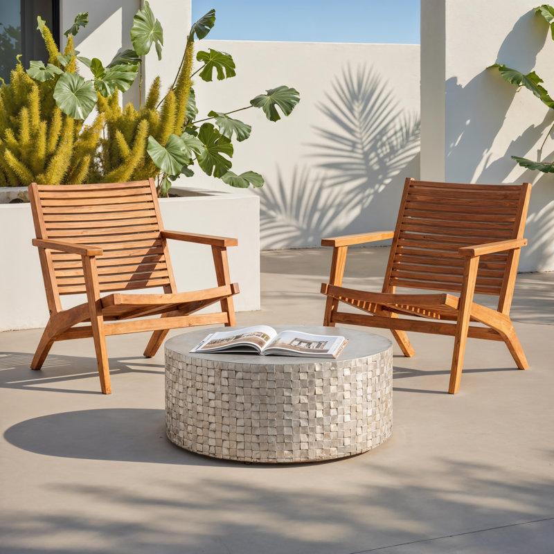 Natsu Concrete Outdoor Coffee Table