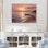 Ocean Serenity Gentle Pink Purple Beach Sunrise - Beach Wall Decor