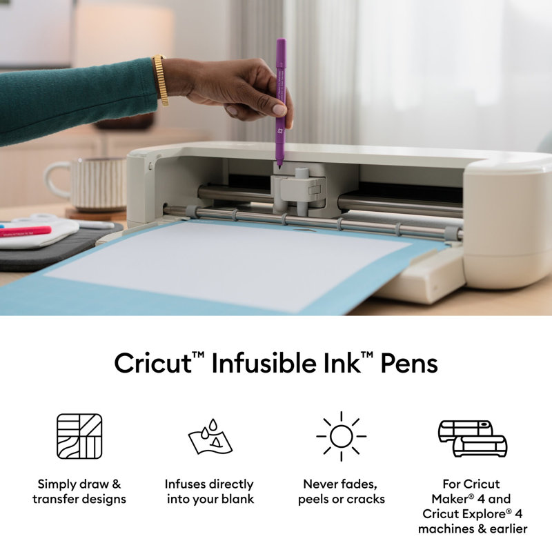 5 stylos à encre infusible Cricut 2012164
