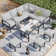 Crussell 9 - Person Patio Conversation Sets with Cushions