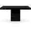 Square Glass Dining Table-1973790085